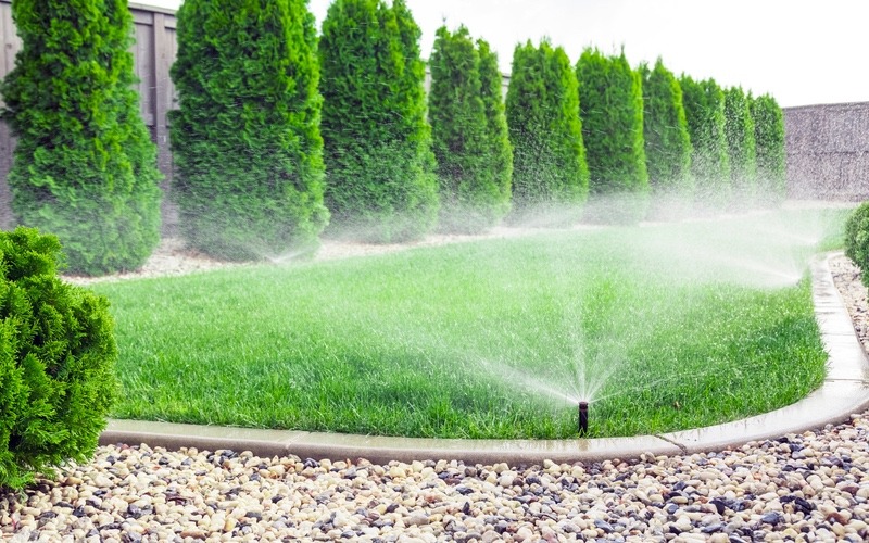 Efficient irrigation system for a new commercial landscape in Utah