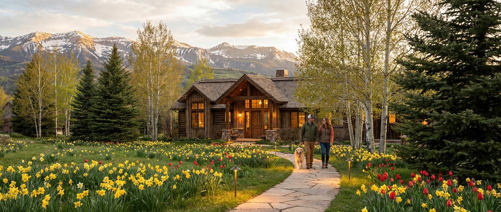 Spring lawn care in Utah