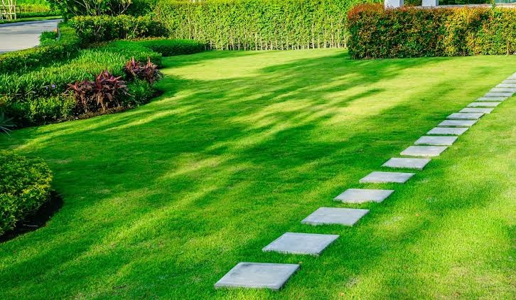 Commercial landscaping company in Salt Lake City maintaining a business property